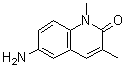 6-Amino-1,3-dimethyl-1H-quinolin-2-one molecular structure (CAS 1425927-75-8)