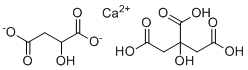 Calcium Citrate Malate Fine Granular molecular structure (CAS 142606-53-9)