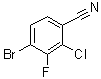 结构式 CAS# 1427439-32-4, 4-溴-2-氯-3-氟苯甲腈