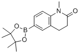 structure of CAS# 1427587-32-3, 1-methyl-6-(4,4,5,5-tetramethyl-1,3,2-dioxaborolan-2-yl)-3,4-dihydroquinolin-2(1H)-one