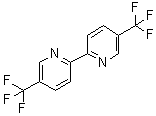 structure of CAS# 142946-80-3, 5,5'-Bis(trifluoromethyl)-2,2'-bipyridine;5,5'-Di(trifluoromethyl)-2,2'-bypyridine
