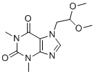 structure of CAS# 1429636-72-5, Doxofylline Impurity 6;7-(2,2-Dimethoxyethyl)-1,3-dimethyl-3,7-dihydro-1H-purine-2,6-dione