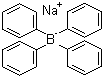 structure of CAS# 143-66-8, Sodium tetraphenylboron;Sodium tetraphenylborate; Tetraphenylboron sodium