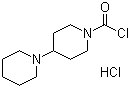 结构式 CAS# 143254-82-4, 1-氯甲酰基-4-哌啶基哌啶盐酸盐; 哌啶基哌啶甲酰氯盐酸盐