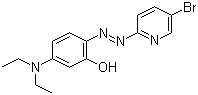 2-(5-Bromo-2-pyridinylazo)-5-(diethylamino)phenol molecular structure (CAS 14337-53-2)