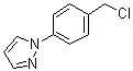 结构式 CAS# 143426-52-2, 1-(4-氯甲基苯基)-1H-吡唑