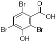 3-Hydroxy-2,4,6-tribromobenzoic acid molecular structure (CAS 14348-40-4)