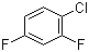 2,4-Difluorochlorobenzene molecular structure (CAS 1435-44-5)