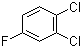 structure of CAS# 1435-49-0, 1,2-Dichloro-4-fluorobenzene;3,4-Dichloro-1-fluorobenzene