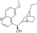 二氢奎尼丁分子结构 (CAS 1435-55-8)