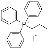 structure of CAS# 14350-50-6, Propyltriphenylphosphonium iodide