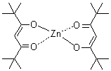structure of CAS# 14363-14-5, Zinc bis(dipivaloylmethanate);Bis(dipivaloylmethanato)zinc; NSC 174890