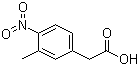 structure of CAS# 143665-37-6, 2-(3-Methyl-4-nitrophenyl)acetic acid
