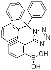2-(1-Trityl-1H-tetrazol-5-yl)phenylboronic acid molecular structure (CAS 143722-25-2)