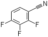 结构式 CAS# 143879-80-5, 2,3,4-三氟苯甲腈; 2,3,4-三氟苯腈