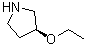 structure of CAS# 143943-75-3, (3S)-3-Ethoxypyrrolidine