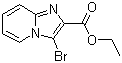 结构式 CAS# 143982-54-1, 3-溴咪唑并[1,2-a]吡啶-2-甲酸乙酯