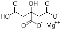 Magnesium citrate molecular structure (CAS 144-23-0)