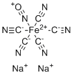 (OC-6-22)-Pentakis(cyano-κC)nitrosyl-ferrate(2-) sodium (1:2) molecular structure (CAS 14402-89-2)