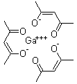 structure of CAS# 14405-43-7, Tris(acetylacetonato)gallium;Gallium Triacetylacetonate; Gallium tris(acetylacetonate); NSC 166828; NSC 166898