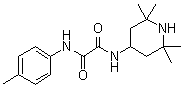 structure of CAS# 144217-65-2, N-(4-Methylphenyl)-N'-(2,2,6,6-tetramethylpiperidin-4-yl)oxalamide;N1-(4-Methylphenyl)-N2-(2,2,6,6-tetramethyl-4-piperidinyl)ethanediamide