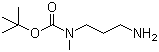 结构式 CAS# 144222-23-1, N-(3-氨基丙基)-N-甲基氨基甲酸叔丁酯