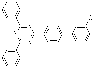 结构式 CAS# 1443049-84-0, 2-(3'-氯[1,1'-联苯]-4-基)-4,6-二苯基-1,3,5-三嗪