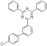 结构式 CAS# 1443049-85-1, 2-(4'-氯[1,1'-联苯]-3-基)-4,6-二苯基-1,3,5-三嗪