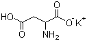 结构式 CAS# 14434-35-6, DL-天门冬氨酸钾