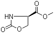 structure of CAS# 144542-43-8, (R)-2-Oxo-4-oxazolidinecarboxylic acid methyl ester