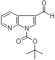 1-(tert-Butyloxycarbonyl)-3-formyl-7-azaindole molecular structure (CAS 144657-66-9)