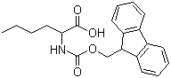 结构式 CAS# 144701-20-2, Fmoc-DL-正亮氨酸; N-芴甲氧羰基-DL-正亮氨酸