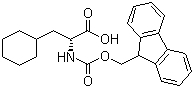 structure of CAS# 144701-25-7, Fmoc-3-cyclohexyl-D-alanine;Fmoc-D-Cha-OH