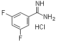 3,5-Difluorobenzamidine hydrochloride molecular structure (CAS 144797-68-2)