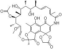 Rifamycin O molecular structure (CAS 14487-05-9)