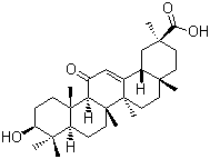 18alpha-Glycyrrhetinic acid molecular structure (CAS 1449-05-4)