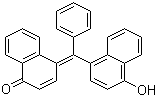 对萘酚苯甲醇分子结构 (CAS 145-50-6)