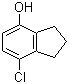 structure of CAS# 145-94-8, 7-Chloro-2,3-dihydro-1H-inden-4-ol