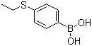 结构式 CAS# 145349-76-4, 4-乙硫基苯硼酸; 4-(乙基硫代)苯硼酸
