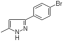 3-(4-Bromophenyl)-5-methyl-1H-pyrazole molecular structure (CAS 145353-53-3)