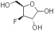结构式 CAS# 14537-01-0, 3-脱氧-3-氟-D-呋喃木糖