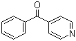 structure of CAS# 14548-46-0, 4-Benzoylpyridine;Phenyl-4-pyridyl ketone