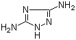 结构式 CAS# 1455-77-2, 3,5-二氨基-1,2,4-三氮唑
