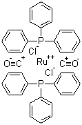 Dichlorocarbonylbis(triphenylphosphine)ruthenium (II) molecular structure (CAS 14564-35-3)