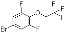 structure of CAS# 145767-78-8, 5-Bromo-1,3-difluoro-2-(2,2,2-trifluoroethoxy)benzene