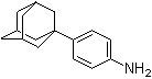 结构式 CAS# 1459-48-9, 4-(金刚烷-1-基)苯胺