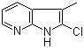 2-Chloro-3-methylpyrrolo[2,3-b]pyridine molecular structure (CAS 145934-57-2)