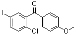 (2-Chloro-5-iodophenyl)(4-methoxyphenyl)methanone molecular structure (CAS 1459754-39-2)