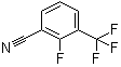 structure of CAS# 146070-35-1, 2-Fluoro-3-(trifluoromethyl)benzonitrile