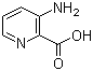 结构式 CAS# 1462-86-8, 3-氨基吡啶-2-羧酸; 3-氨基吡啶-2-甲酸